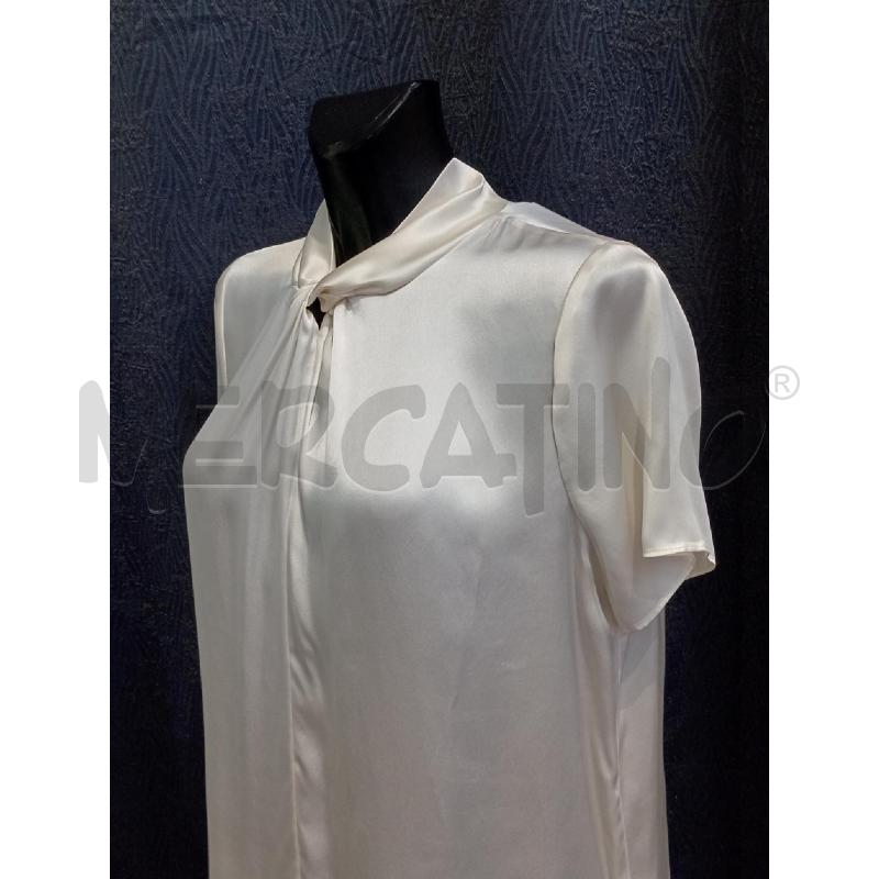 BLUSA DONNA CAROLL BEIGE RASO | Mercatino dell'Usato Moncalieri bengasi 3