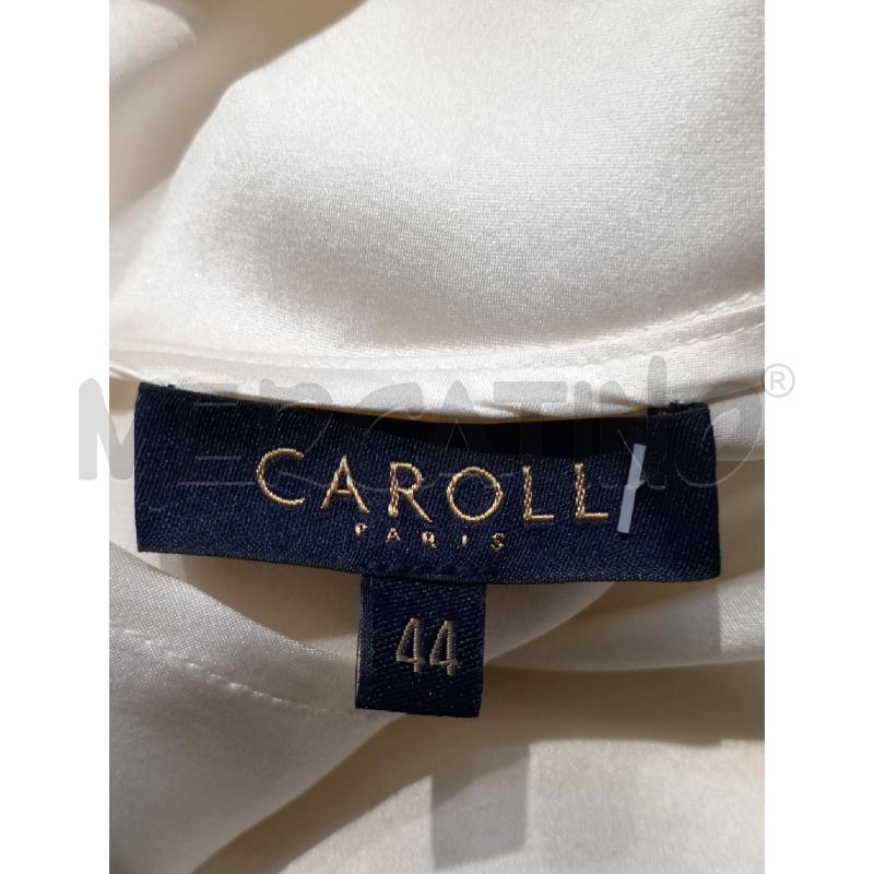 BLUSA DONNA CAROLL BEIGE RASO | Mercatino dell'Usato Moncalieri bengasi 5
