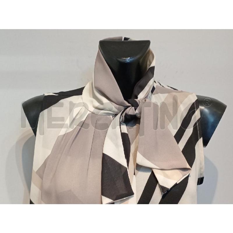 BLUSA DONNA COCONUDA BEIGE RIGHE ASSIMETRICHE | Mercatino dell'Usato Moncalieri bengasi 4