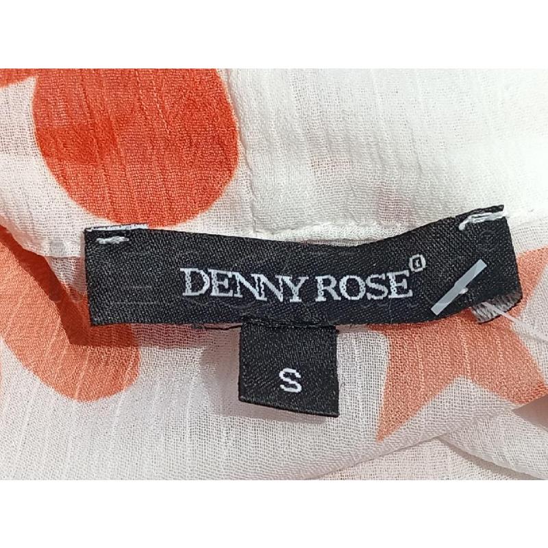 BLUSA DONNA DENNY ROSE BIANCA CON STELLE ARANCIO | Mercatino dell'Usato Moncalieri bengasi 5