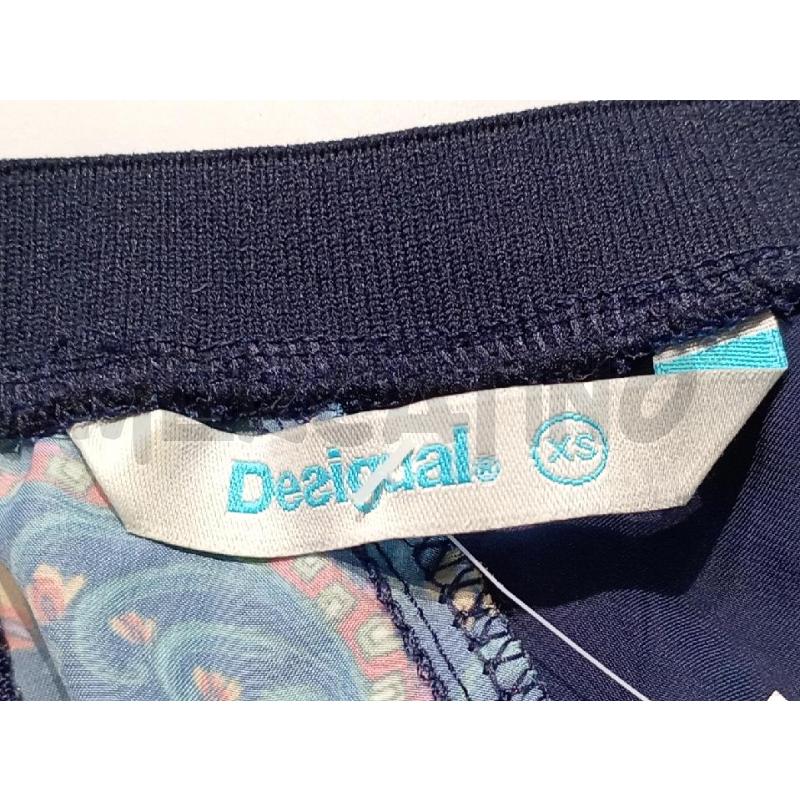 BLUSA DONNA DESIGUAL BLU FANTASIA SMANICATA | Mercatino dell'Usato Moncalieri bengasi 5