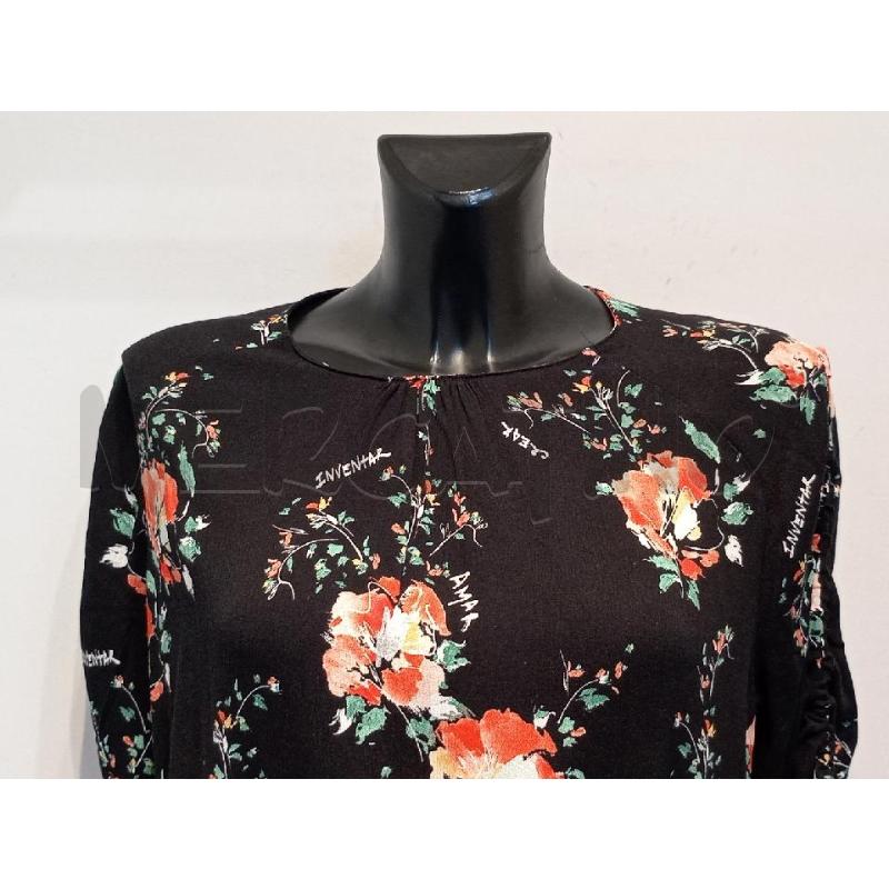 BLUSA DONNA DESIGUAL NERA FIORI | Mercatino dell'Usato Moncalieri bengasi 4