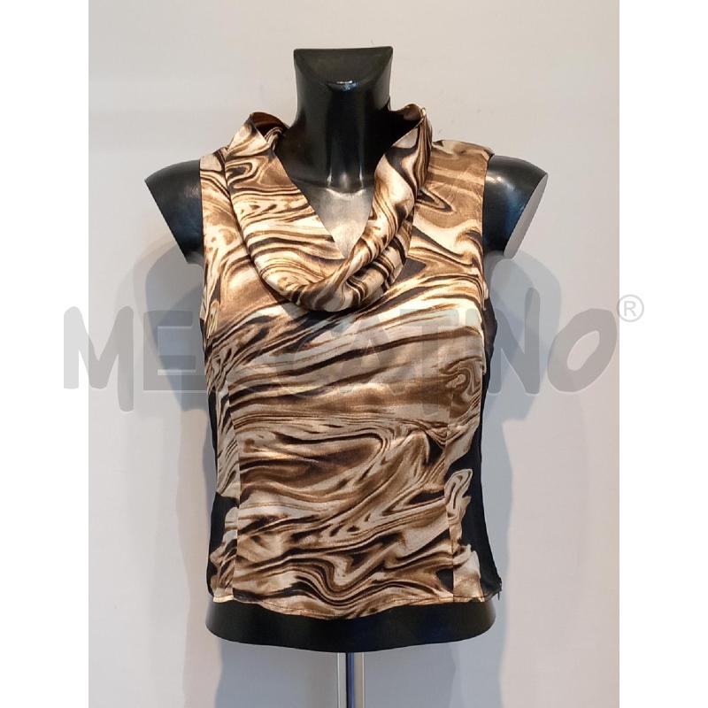 BLUSA DONNA DIANA GALLESI MARRONE NERA | Mercatino dell'Usato Moncalieri bengasi 1