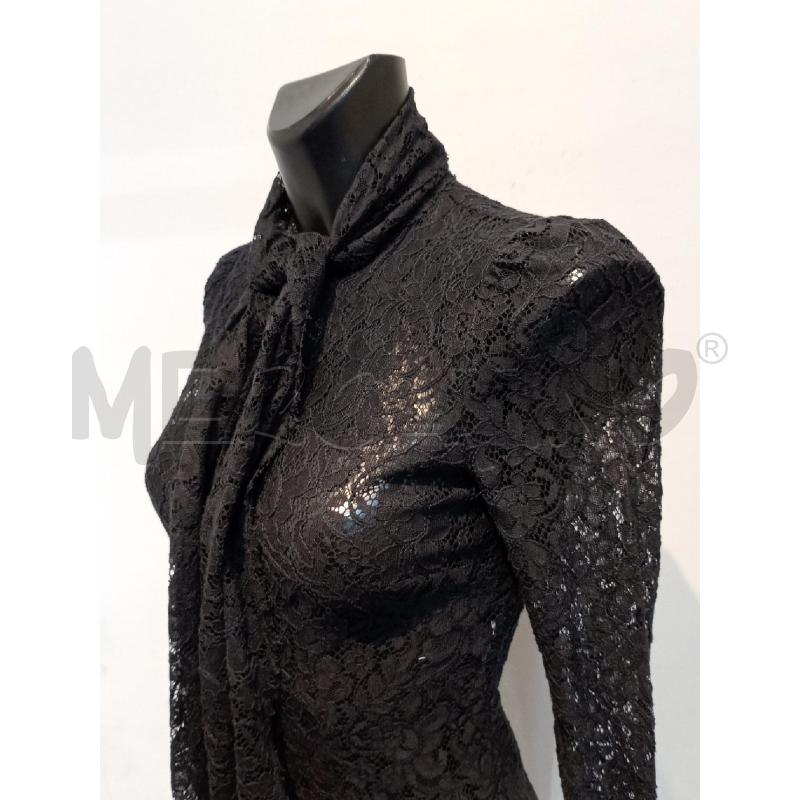 BLUSA DONNA DOOLCE & GABBANA NERA PIZZO | Mercatino dell'Usato Moncalieri bengasi 3