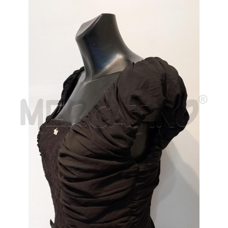 BLUSA DONNA ELISABETTA FRANCHI NERA INSERTO PIZZO | Mercatino dell'Usato Moncalieri bengasi 3