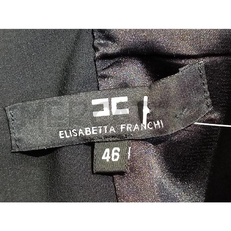 BLUSA DONNA ELISABETTA FRANCHI NERA INSERTO PIZZO | Mercatino dell'Usato Moncalieri bengasi 5