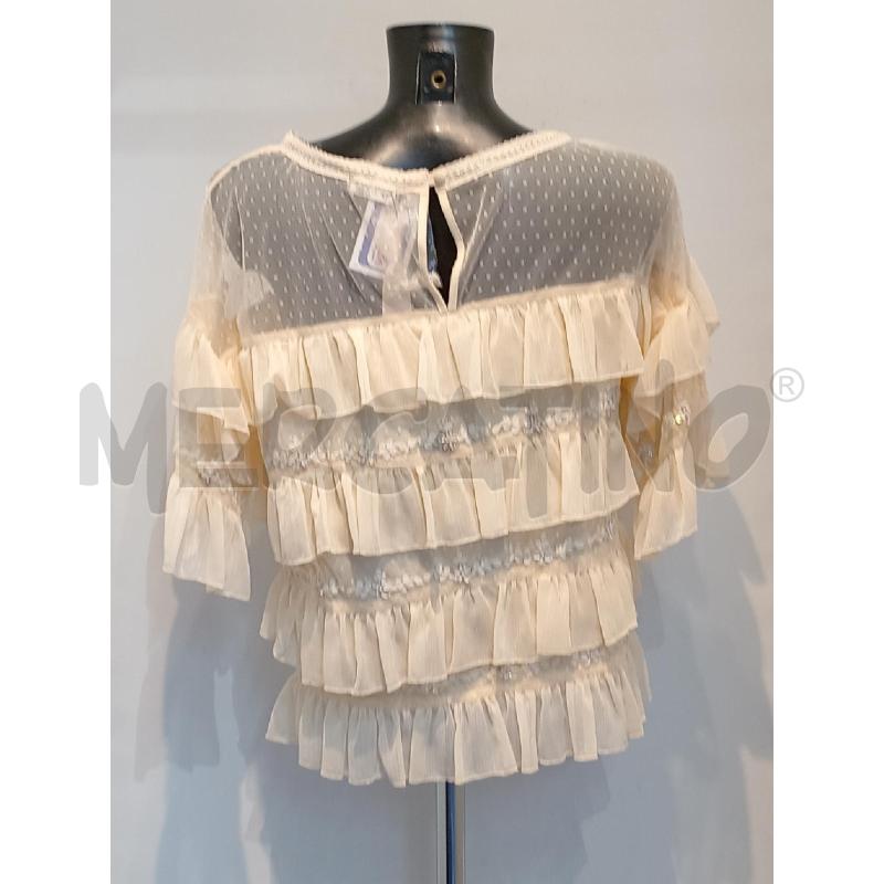 BLUSA DONNA FRACOMINA ROSA CON BALZE E PAILLETTES | Mercatino dell'Usato Moncalieri bengasi 2