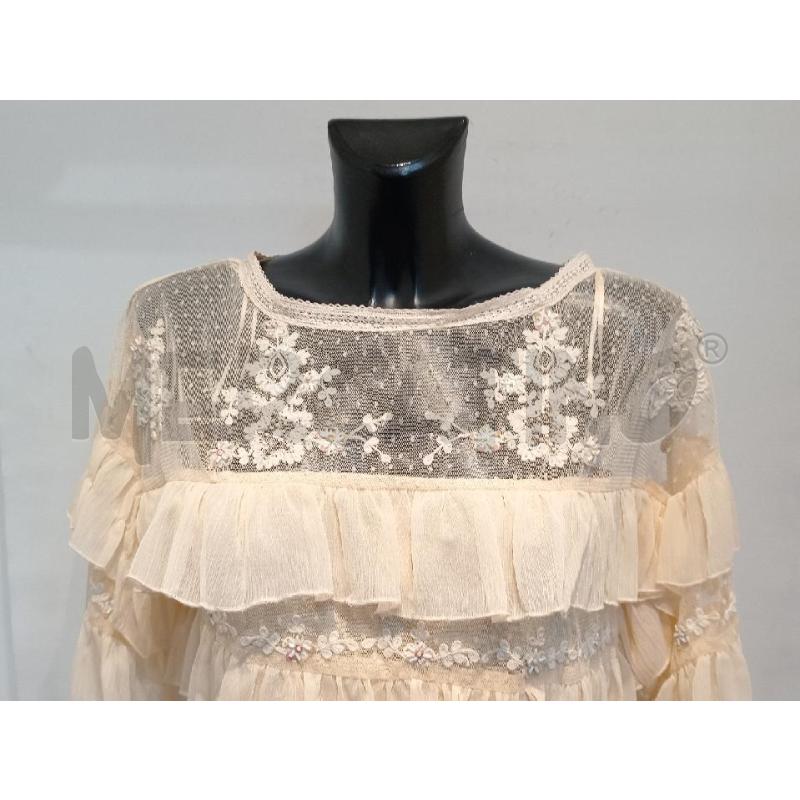 BLUSA DONNA FRACOMINA ROSA CON BALZE E PAILLETTES | Mercatino dell'Usato Moncalieri bengasi 4
