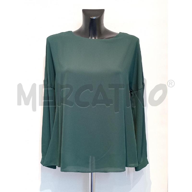 BLUSA DONNA FRACOMINA VERDE MANICA LUNGA | Mercatino dell'Usato Moncalieri bengasi 1