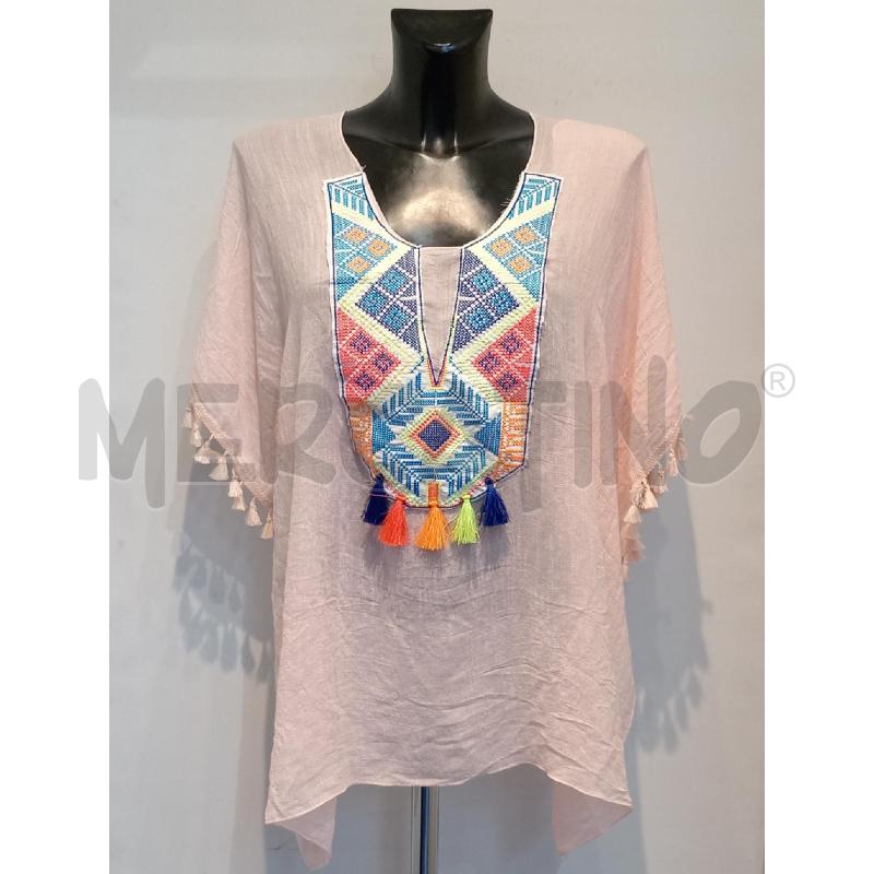 BLUSA DONNA GIAN MARCO VENTURI ROSA CON DISEGNO DAVANTI | Mercatino dell'Usato Moncalieri bengasi 1