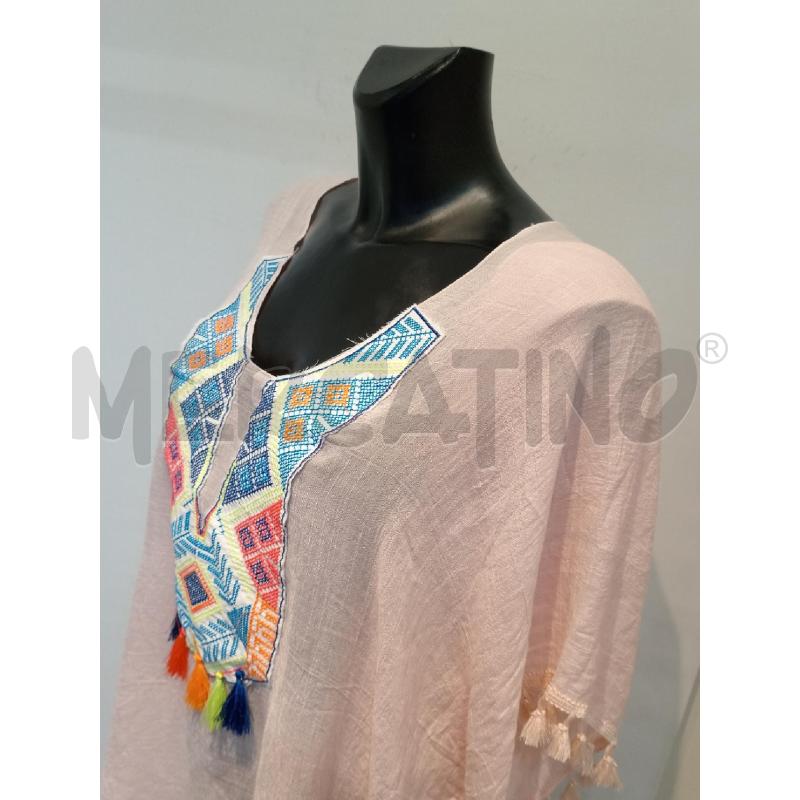 BLUSA DONNA GIAN MARCO VENTURI ROSA CON DISEGNO DAVANTI | Mercatino dell'Usato Moncalieri bengasi 3