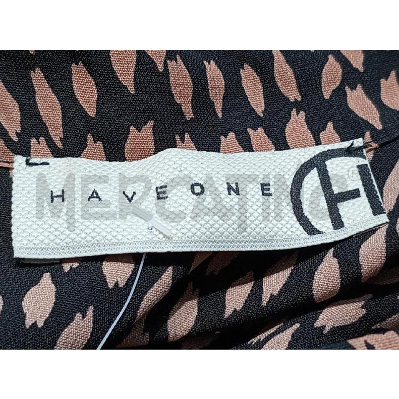 BLUSA DONNA HAVEONE MARRONE NERA | Mercatino dell'Usato Moncalieri bengasi 5