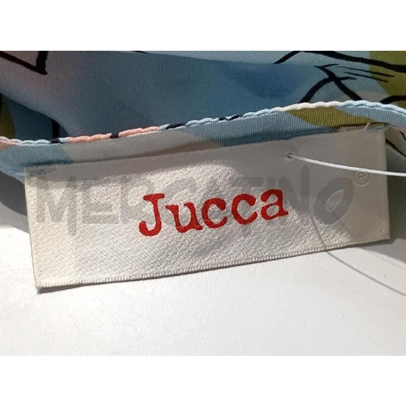 BLUSA DONNA JUCCA AZZURRA FIORELLINI SETA | Mercatino dell'Usato Moncalieri bengasi 5