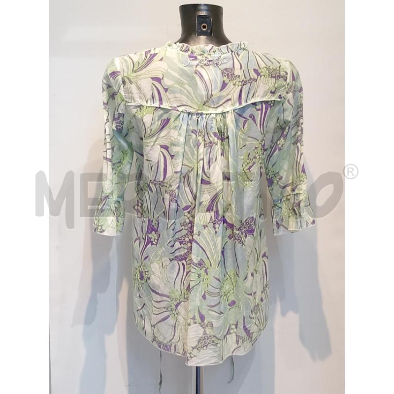 BLUSA DONNA JUST FOR YOU VERDE VIOLA FANTASIA | Mercatino dell'Usato Moncalieri bengasi 2