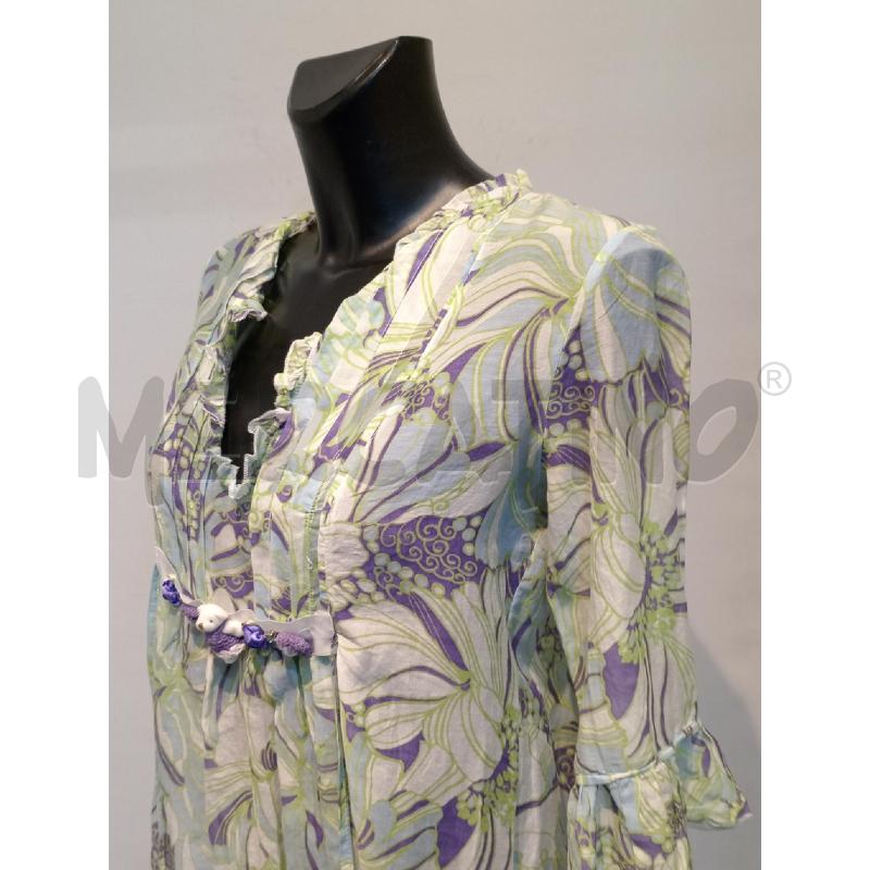 BLUSA DONNA JUST FOR YOU VERDE VIOLA FANTASIA | Mercatino dell'Usato Moncalieri bengasi 3