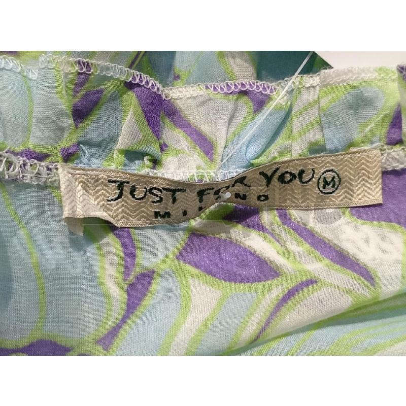 BLUSA DONNA JUST FOR YOU VERDE VIOLA FANTASIA | Mercatino dell'Usato Moncalieri bengasi 5