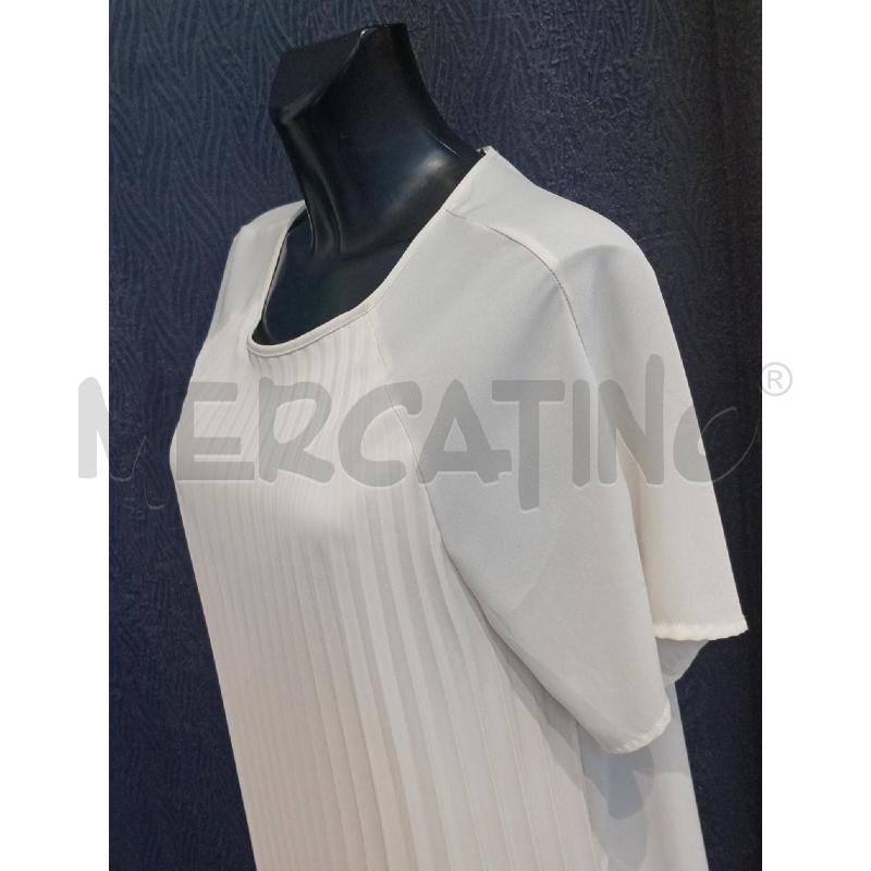 BLUSA DONNA LANACPRINA CREMA PLISSETATA  | Mercatino dell'Usato Moncalieri bengasi 4