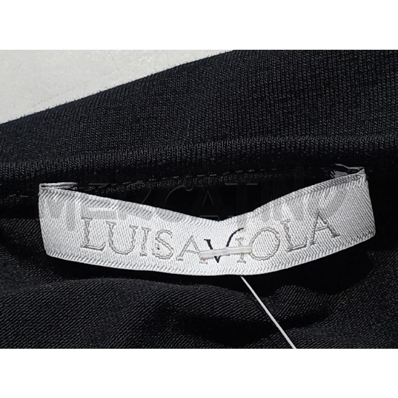 BLUSA DONNA LUISAVIOLA NERA INSERTI BIANCHI | Mercatino dell'Usato Moncalieri bengasi 5