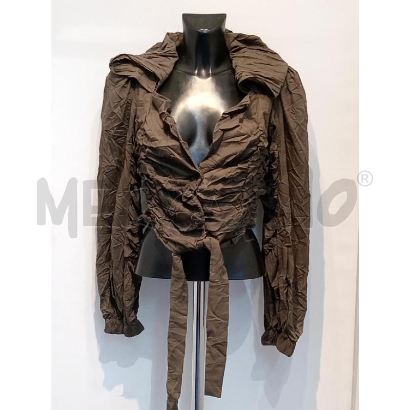 BLUSA DONNA MARIA GRAZIA PANIZZI VERDE STROPICCIATA | Mercatino dell'Usato Moncalieri bengasi 1