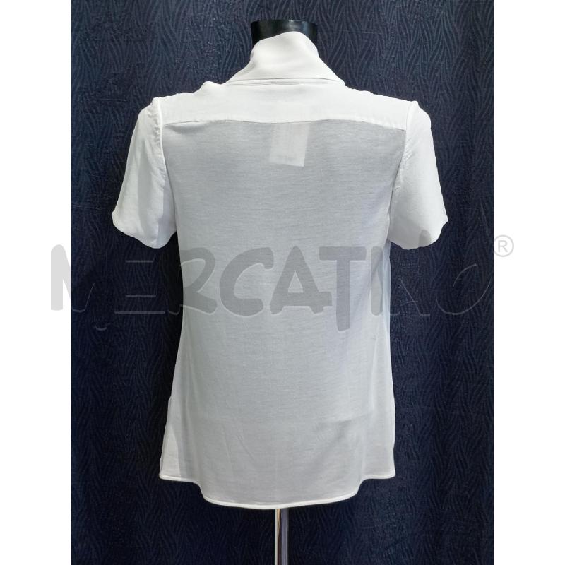 BLUSA DONNA MASSIMO DUTTI BIANCO COLLO SCIARPINO  | Mercatino dell'Usato Moncalieri bengasi 2