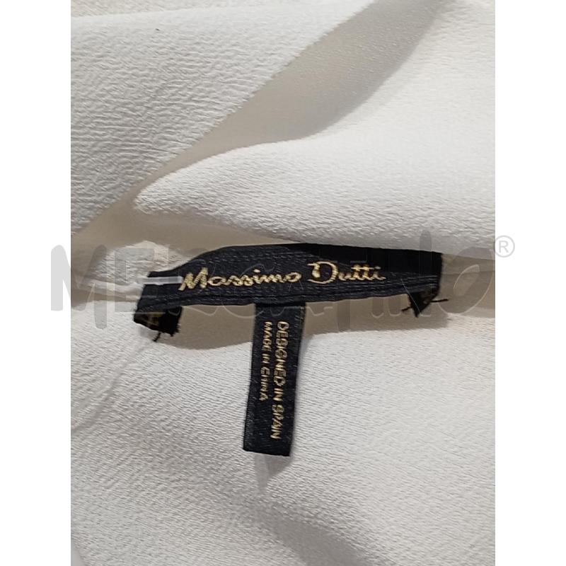 BLUSA DONNA MASSIMO DUTTI BIANCO COLLO SCIARPINO  | Mercatino dell'Usato Moncalieri bengasi 5