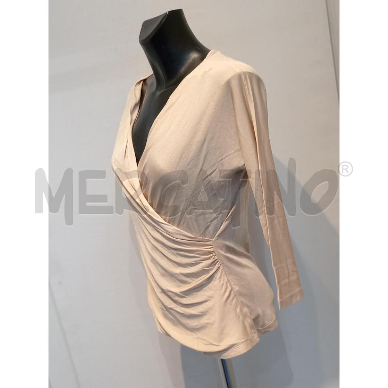 BLUSA DONNA MAX MARA COLOR CARNE CON BALZE  | Mercatino dell'Usato Moncalieri bengasi 3