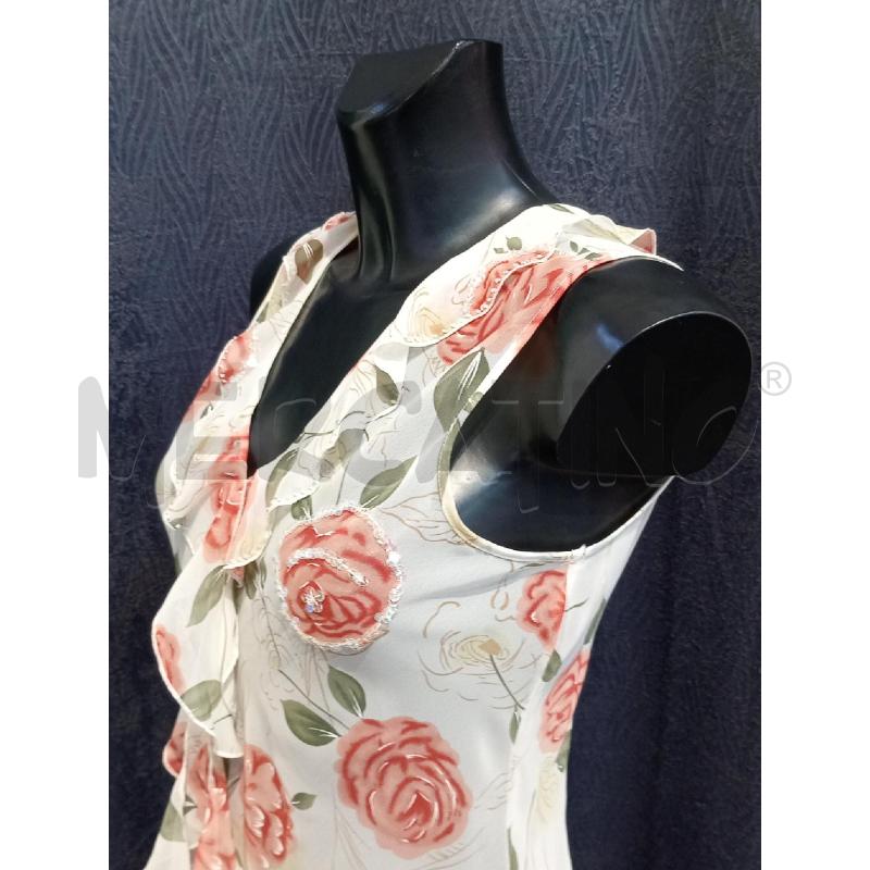 BLUSA DONNA OLTRE BEIGE CON ROSE | Mercatino dell'Usato Moncalieri bengasi 3