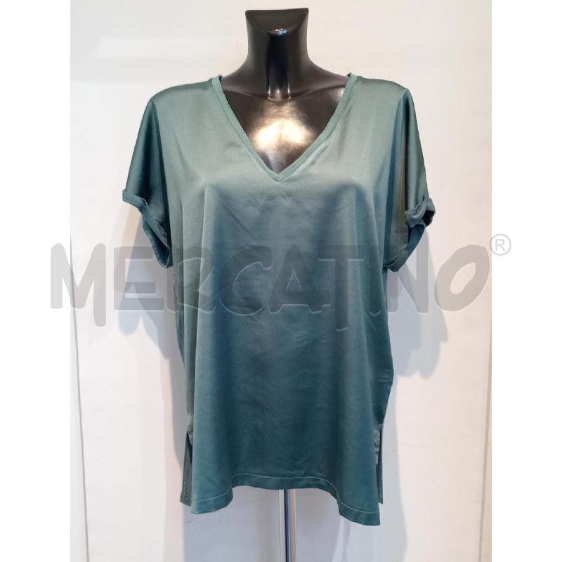 BLUSA DONNA OLTRE VERE LUCIDA SCOLLO V | Mercatino dell'Usato Moncalieri bengasi 1