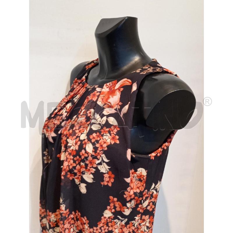 BLUSA DONNA PAQUITA NERA FIORI SMANICATA | Mercatino dell'Usato Moncalieri bengasi 3