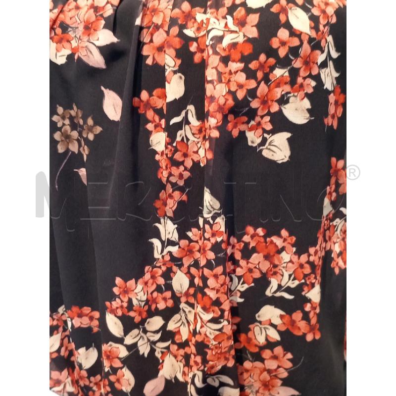 BLUSA DONNA PAQUITA NERA FIORI SMANICATA | Mercatino dell'Usato Moncalieri bengasi 4
