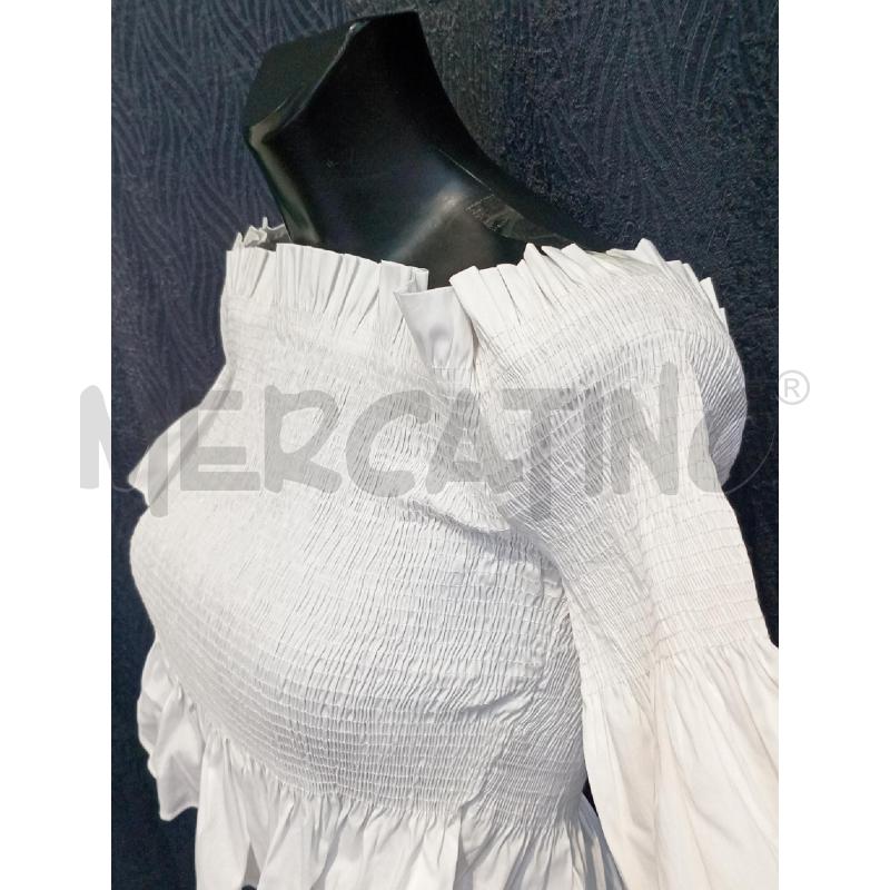 BLUSA DONNA PATRIZIA PEPE BIANCO CON ELASTICO | Mercatino dell'Usato Moncalieri bengasi 3