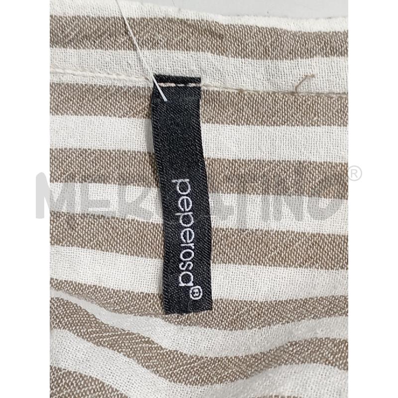 BLUSA DONNA PEPEROSA BEIGE RIGHE | Mercatino dell'Usato Moncalieri bengasi 4