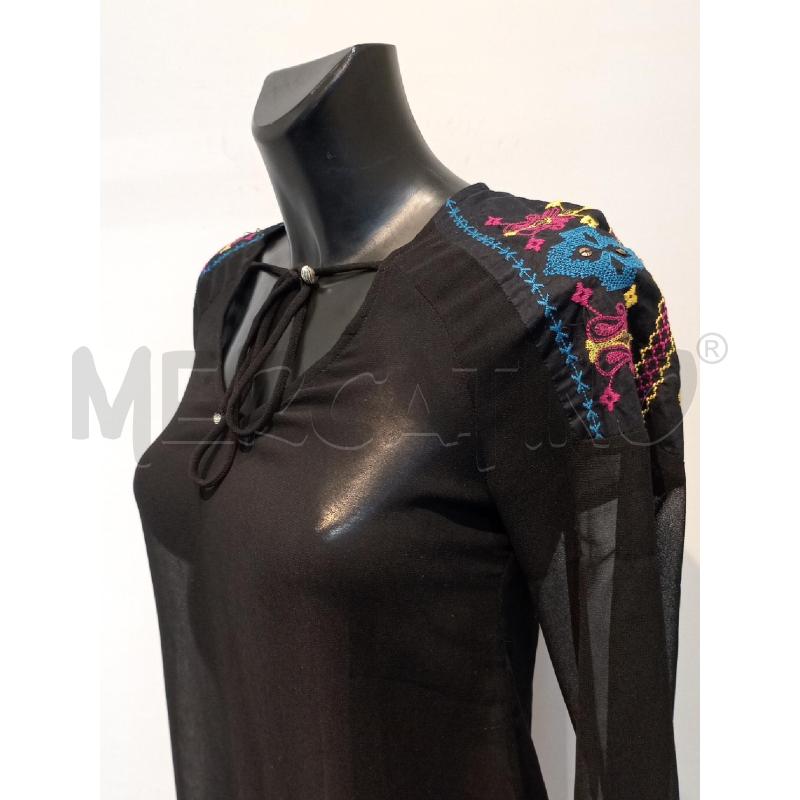 BLUSA DONNA PEPE JEANS NERA VOILE | Mercatino dell'Usato Moncalieri bengasi 3