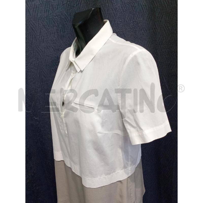 BLUSA DONNA PESERICO BIANCA BEIGE | Mercatino dell'Usato Moncalieri bengasi 3