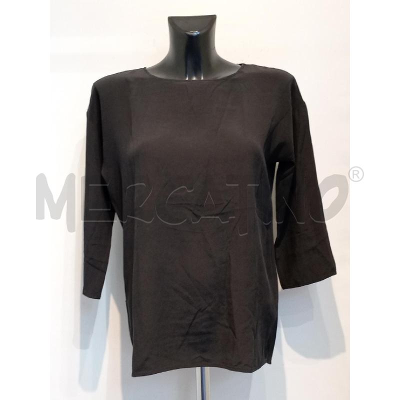 BLUSA DONNA SCAGLIONE NERA SETA | Mercatino dell'Usato Moncalieri bengasi 1