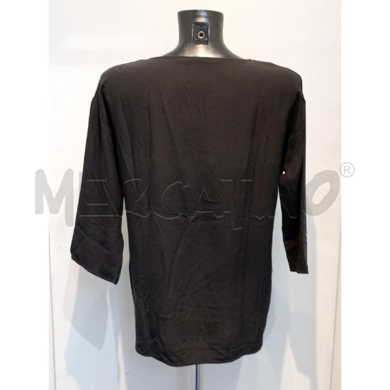BLUSA DONNA SCAGLIONE NERA SETA | Mercatino dell'Usato Moncalieri bengasi 2