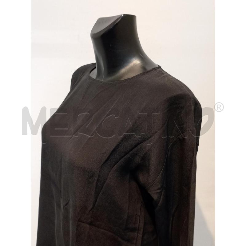 BLUSA DONNA SCAGLIONE NERA SETA | Mercatino dell'Usato Moncalieri bengasi 3