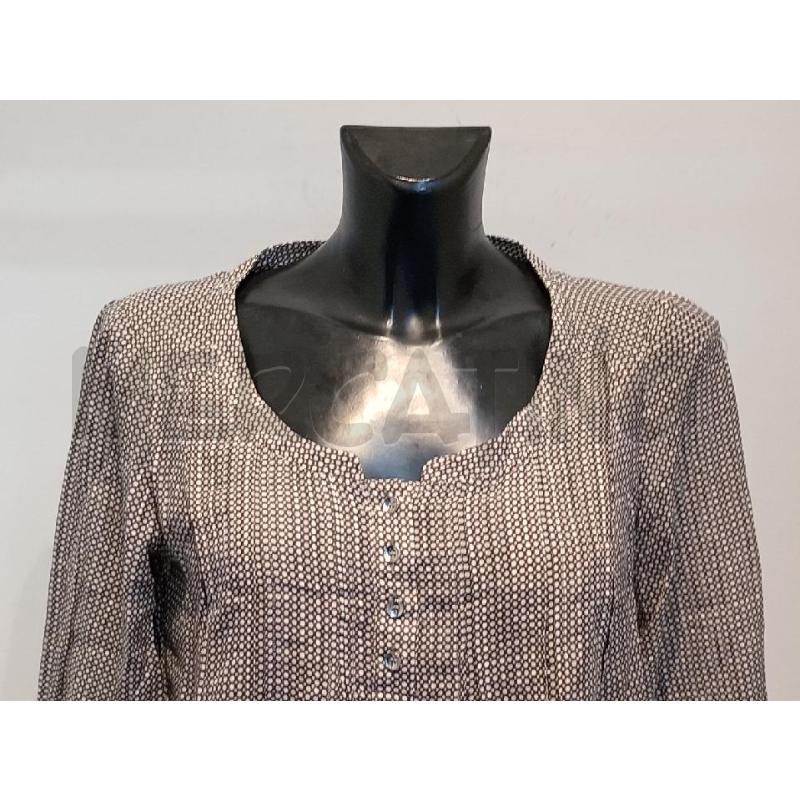 BLUSA DONNA SPORTMAX GRIGIA PALLINI | Mercatino dell'Usato Moncalieri bengasi 4