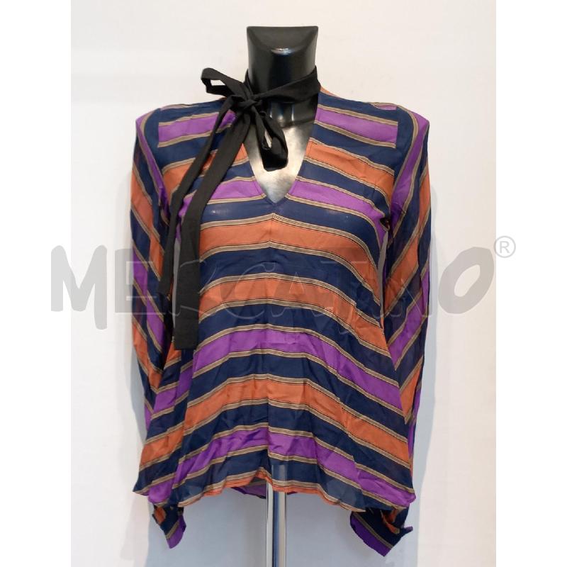 BLUSA DONNA TWIN SET RIGHE MULTICOLOR | Mercatino dell'Usato Moncalieri bengasi 1