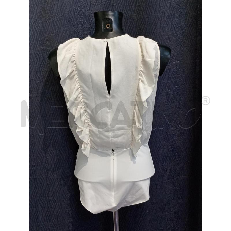 BODY DONNA ELISABETTA FRANCHI BIANCO PIZZO E BALZE  | Mercatino dell'Usato Moncalieri bengasi 2