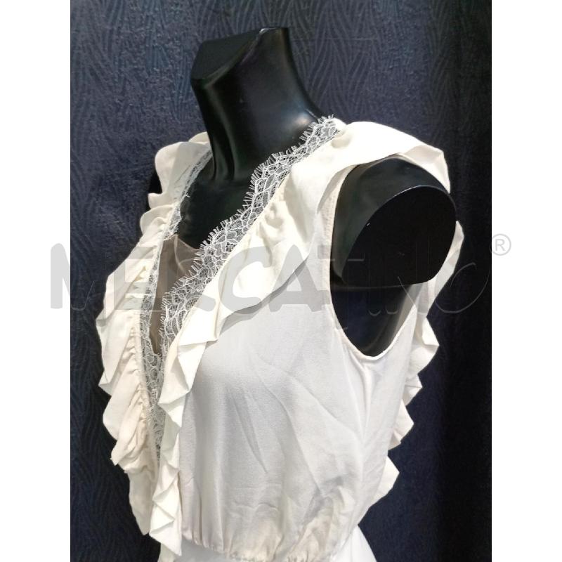 BODY DONNA ELISABETTA FRANCHI BIANCO PIZZO E BALZE  | Mercatino dell'Usato Moncalieri bengasi 4
