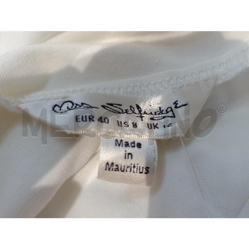 BODY DONNA MISS SELFRIDGE BIANCO | Mercatino dell'Usato Moncalieri bengasi 5