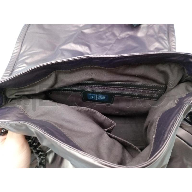 BORSA DONNA ARMANI JEANS IMBOTTITA MARRONE | Mercatino dell'Usato Moncalieri bengasi 4