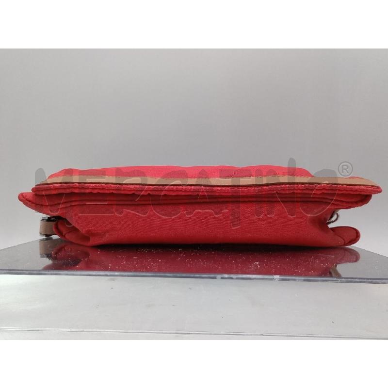 BORSA DONNA ARMANI JEANS ROSSA CON MANICO MARRONE | Mercatino dell'Usato Moncalieri bengasi 3