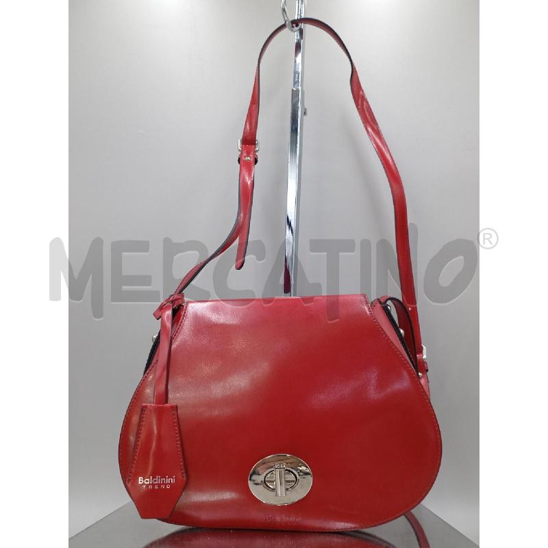 BORSA DONNA BALDININI ROSSA TRACOLLA | Mercatino dell'Usato Moncalieri bengasi 1