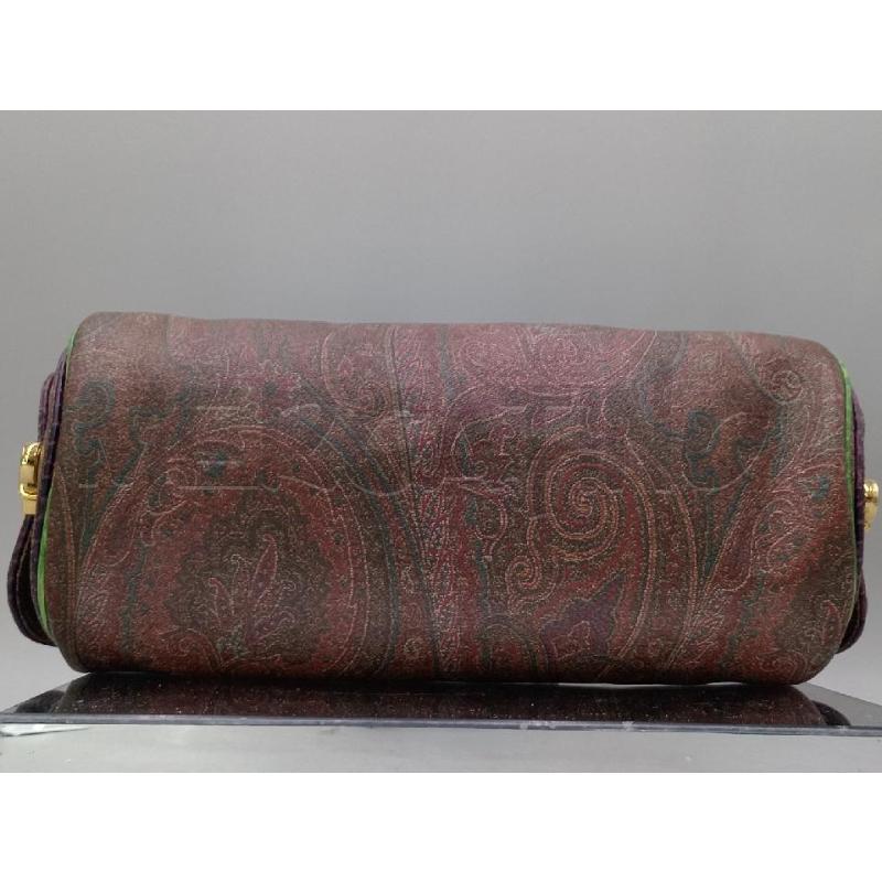 BORSA DONNA BAULETTO ETRO CON INSERTI VERDI SU MANICI | Mercatino dell'Usato Moncalieri bengasi 3