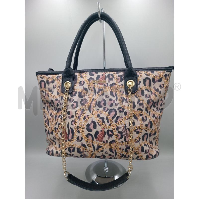 BORSA DONNA BB CAVALLI MARRONE MACULATA | Mercatino dell'Usato Moncalieri bengasi 1