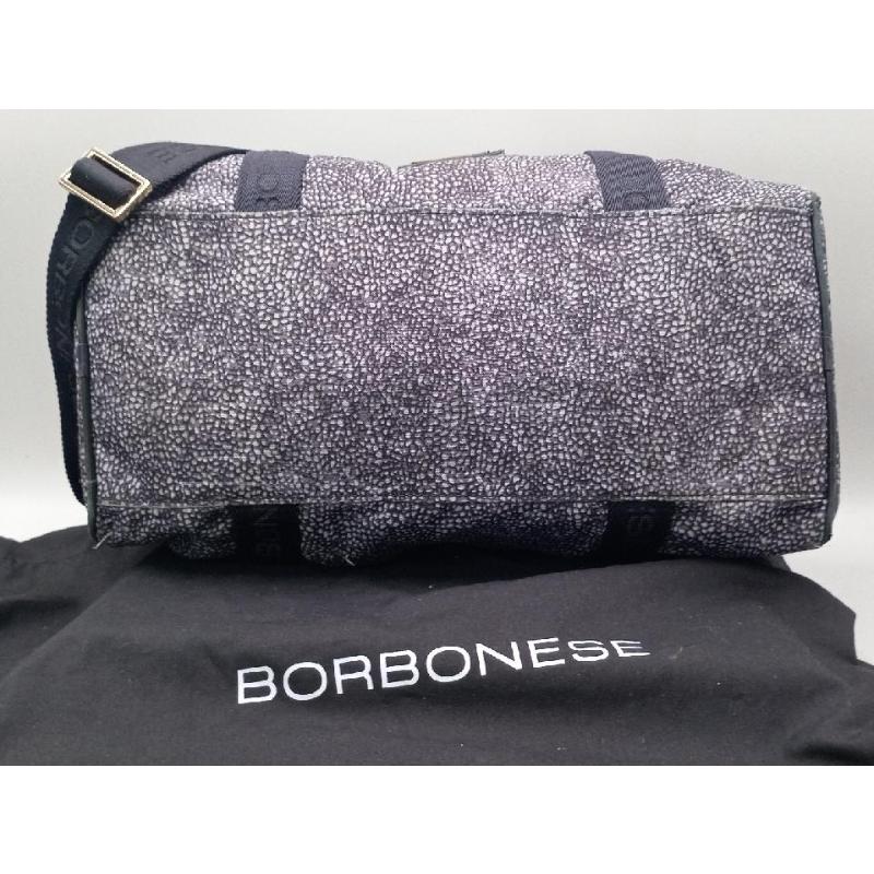 BORSA DONNA BORBONESE BAULETTO BIANCO NERO | Mercatino dell'Usato Moncalieri bengasi 3