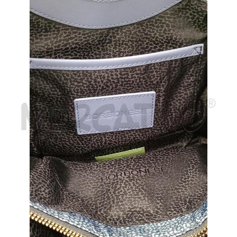 BORSA DONNA BORBONESE BLU A MANO E TRACOLLA | Mercatino dell'Usato Moncalieri bengasi 4