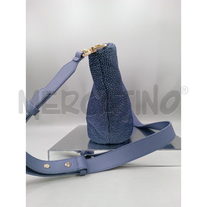 BORSA DONNA BORBONESE BLU A MANO E TRACOLLA | Mercatino dell'Usato Moncalieri bengasi 5